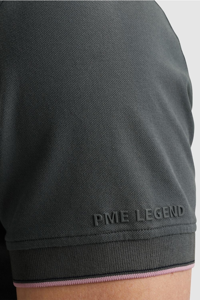 POLOSHIRT IN PIQUE PPSS2504867 9076 DARK SLATE